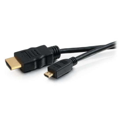 C2G/Cables To Go 40317 High Speed HDMI  to HDMI Micro Cable with Ethernet, Black (3 Meter/9.8 Feet)