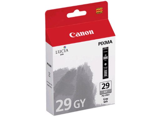 Canon LUCIA PGI-29 Gray Individual Ink Tank Ink