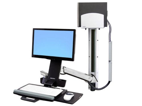 Ergotron StyleView Multi Component Mount for Flat Panel Display, Keyboard, CPU 45-273-026