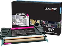 LEXC748H2MG - Lexmark High Yield  Magenta Toner 10K