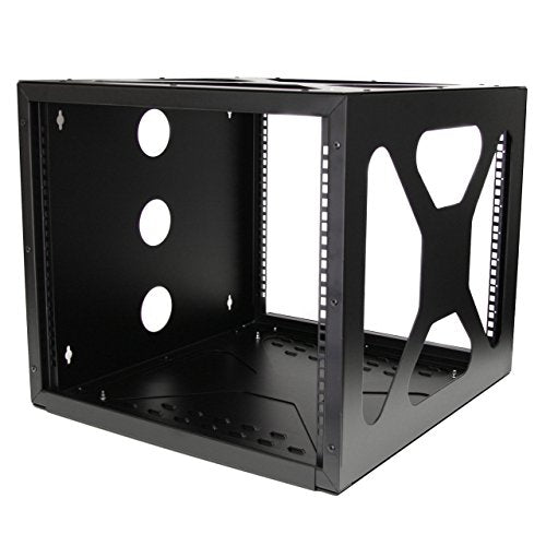 StarTech.com 8U Sideways Wall-Mount Rack for Servers - Side-Mount Server Rack for Easy Access