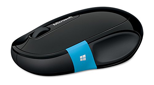 Microsoft Sculpt Comfort Mouse for Windows 7/8 with Bluetooth, EN/XC/XD/XX Canada Hardware, Black (H3S-00004)