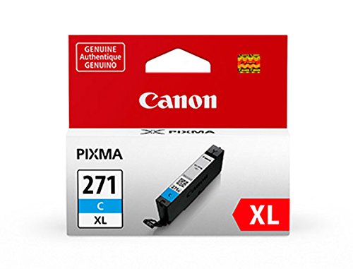 Canon CLI-271 XL Cyan Ink, Compatible to MG7720,MG6820,MG6821,MG6822,MG5720,MG5722,MG5721