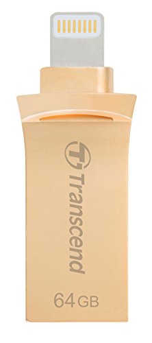 Transcend 64GB JetDrive Go 500 USB Flash Drive, Gold (TS64GJDG500G)
