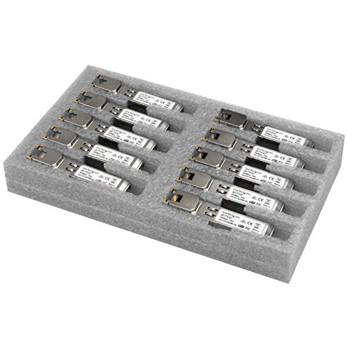 StarTech.com J8177C10PKST Gigabit RJ45 Copper SFP Transceiver Module, 10 Pack