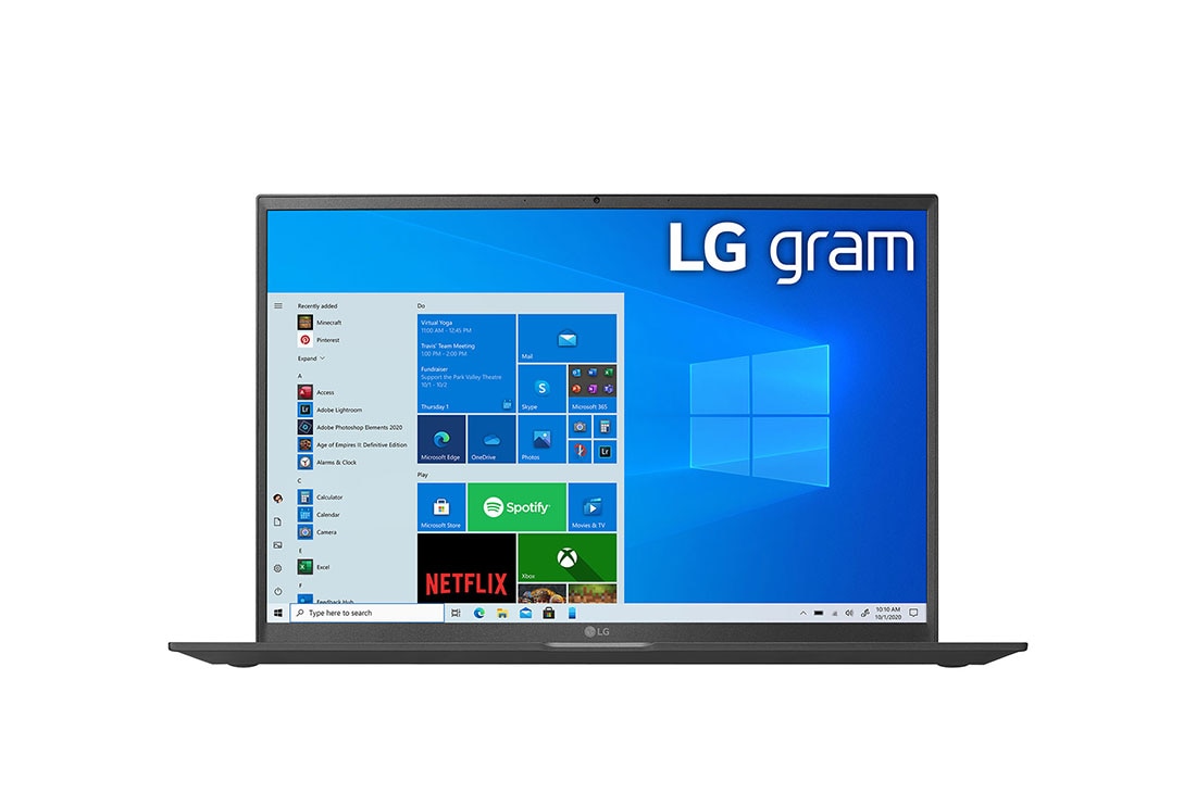 LG gram Ultra-Lightweight with 17” 16:10 IPS Display and Intel® Evo™ platform