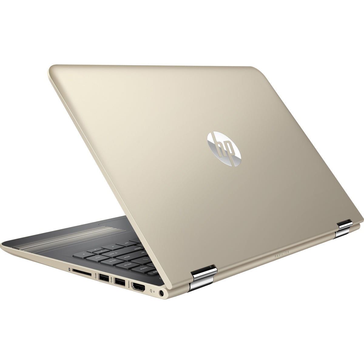 HP Pavilion x360 13-u000 13-u020ca 13.3" Touchscreen 2 in 1 Notebook - 1366 x 768 - Core i3 i3-6100U - 4 GB RAM - 500 GB HDD - Ash Silver, Modern Golden - Windows 10 Home 64-bit - Intel HD Graphics 520 Bluetooth