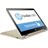 HP Pavilion x360 13-u000 13-u020ca 13.3" Touchscreen 2 in 1 Notebook - 1366 x 768 - Core i3 i3-6100U - 4 GB RAM - 500 GB HDD - Ash Silver, Modern Golden - Windows 10 Home 64-bit - Intel HD Graphics 520 Bluetooth